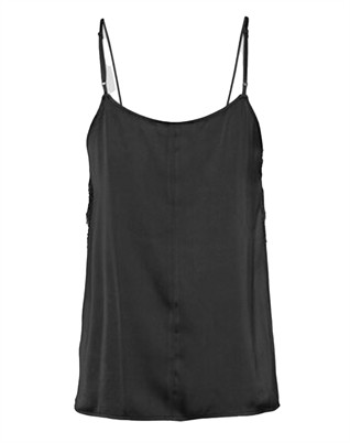 MSCH - MSCHLity Maluca Lace Singlet Top - Black